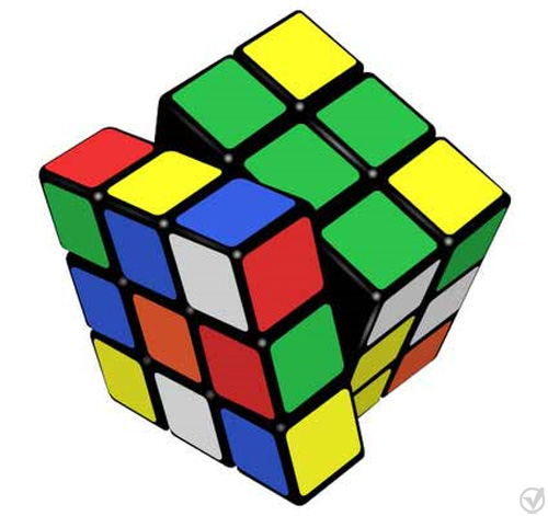 O Cubo de Rubik Chinês no deserto